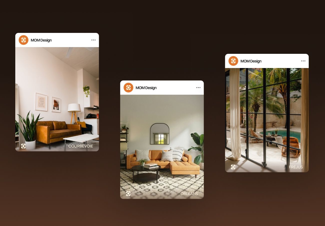 Posts Réseaux sociaux Mom design