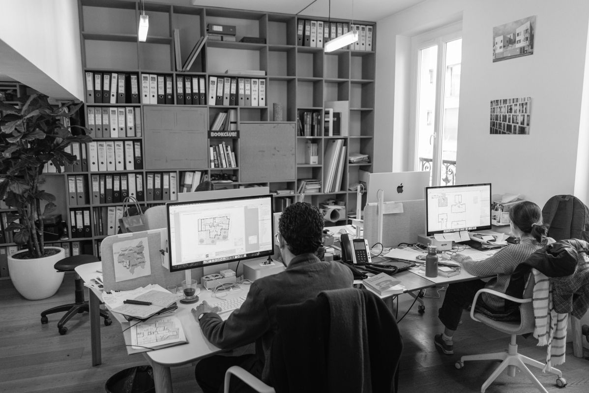 Intérieur de l'agence